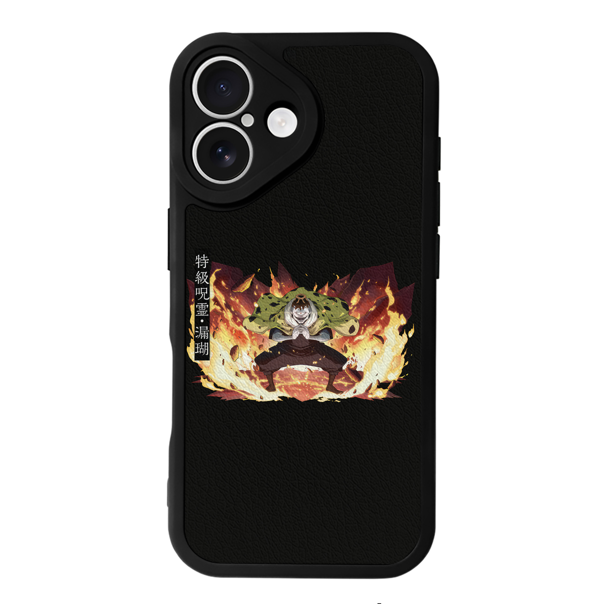 （画像用） 呪術廻戦 Jujutsu Kaisen 【iPhone 16シリーズ対応】シリコンスマホケース（レザー調） 材質：シリコン
